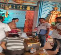 Celebrating Foundation Day at Hanuman Mandir